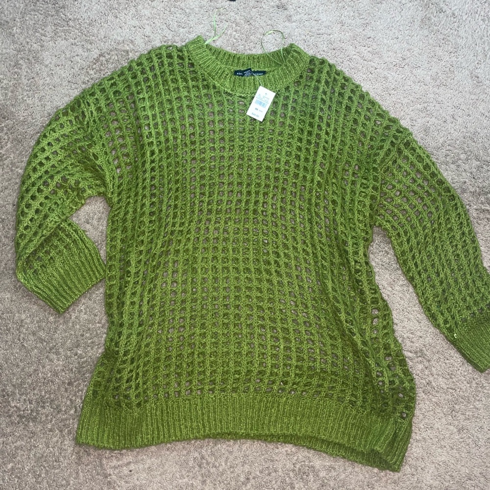 NWT! Green Knit Women's Sweater